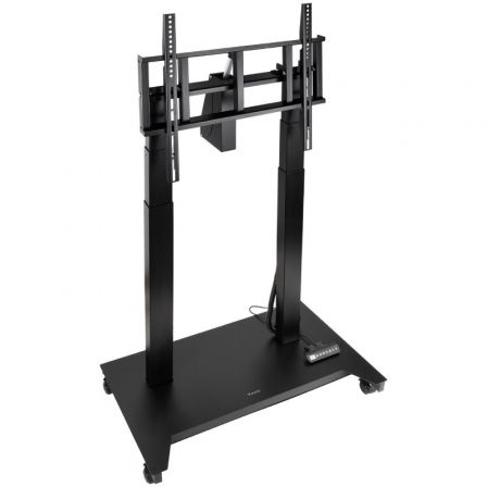 TooQ FSM03-B Soporte de Suelo Eléctrico con Ruedas para Pantallas 52-84 Pulgadas